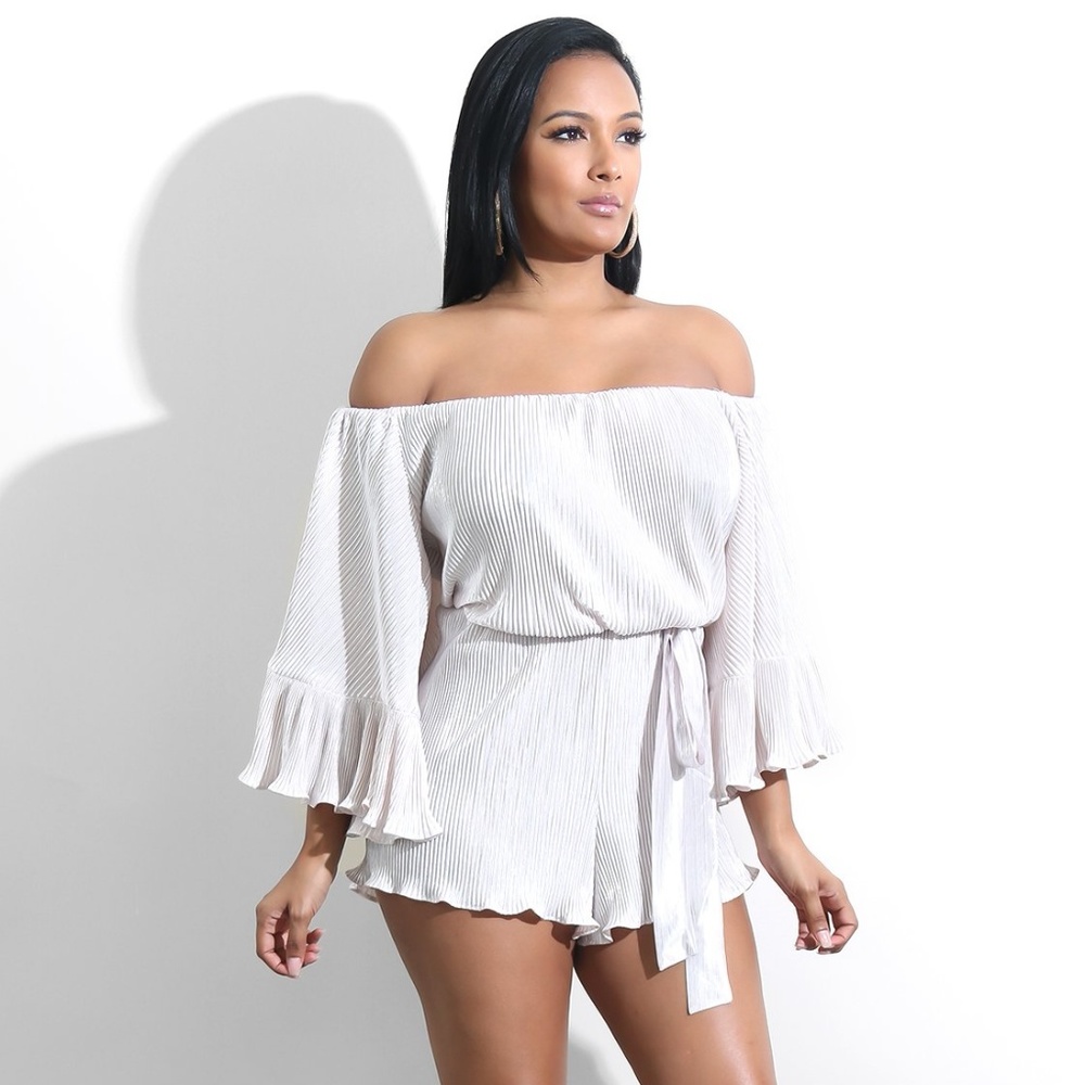 Shimmer/Metallic Romper from Touch Dolls Boutique